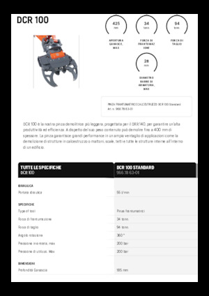 कंक्रीट क्रेशर Husqvarna DCR 100