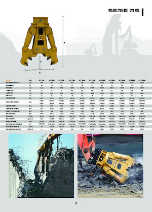 कंक्रीट क्रेशर OSA Demolition Equipment RS5000 