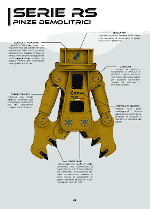 कंक्रीट क्रेशर OSA Demolition Equipment RS4000 