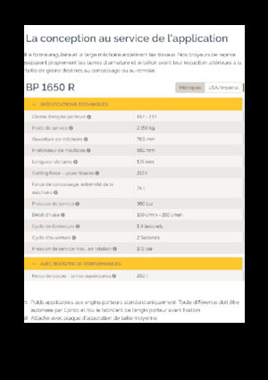 कंक्रीट पल्वराइज़र Epiroc BP 1650 R