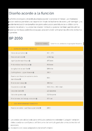 कंक्रीट पल्वराइज़र Epiroc BP 2050