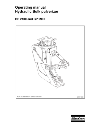 कंक्रीट पल्वराइज़र Atlas Copco BP 2900