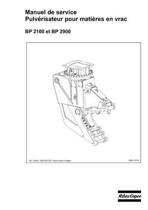 कंक्रीट पल्वराइज़र Atlas Copco BP 2900