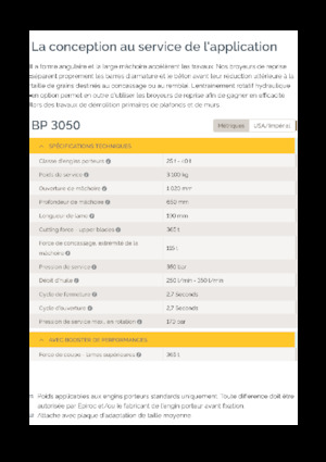 कंक्रीट पल्वराइज़र Epiroc BP 3050