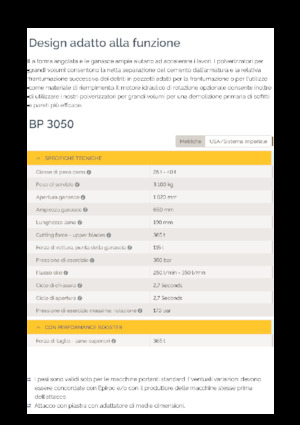 कंक्रीट पल्वराइज़र Epiroc BP 3050