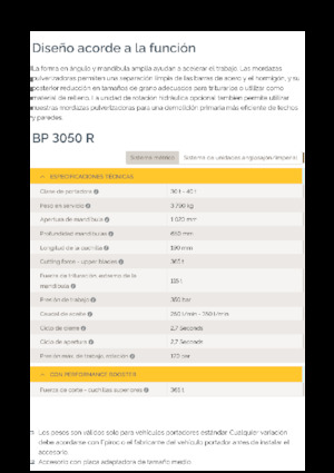 कंक्रीट पल्वराइज़र Epiroc BP 3050 R