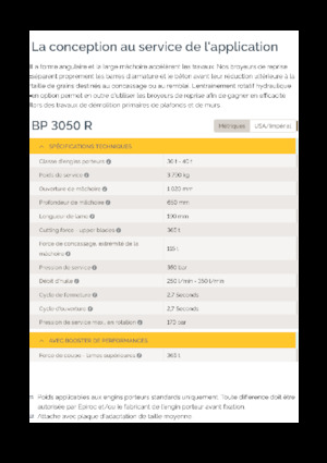 कंक्रीट पल्वराइज़र Epiroc BP 3050 R