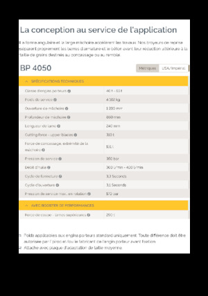 कंक्रीट पल्वराइज़र Epiroc BP 4050
