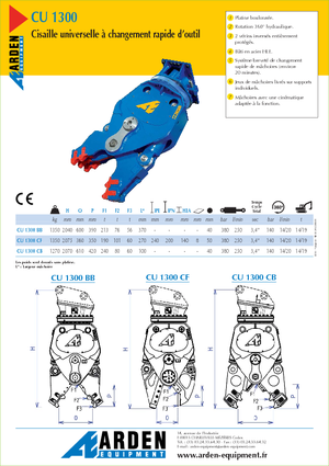 कंक्रीट पल्वराइज़र Arden CU 1300 BB