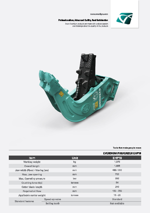 कंक्रीट पल्वराइज़र Everdigm EHP19 