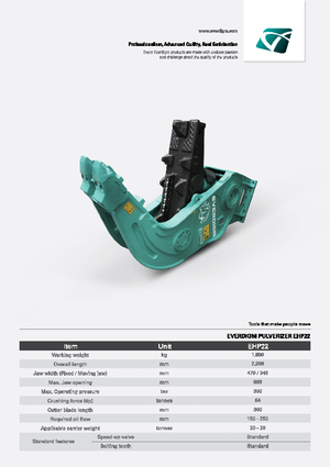 कंक्रीट पल्वराइज़र Everdigm EHP22 