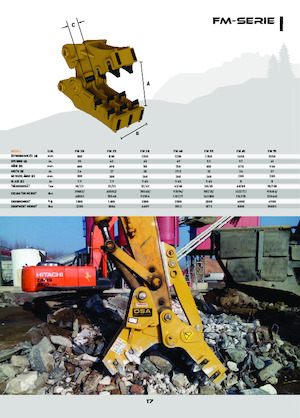 कंक्रीट पल्वराइज़र OSA Demolition Equipment FM 55