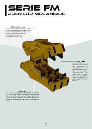 कंक्रीट पल्वराइज़र OSA Demolition Equipment FM 55