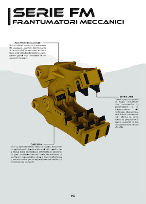 कंक्रीट पल्वराइज़र OSA Demolition Equipment FM 55