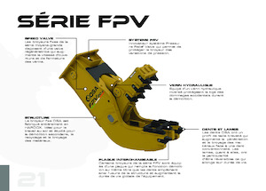 कंक्रीट पल्वराइज़र OSA Demolition Equipment FPV 100 