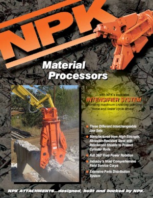 स्टील स्क्रैप कटर NPK M-35G
