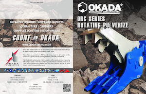 कंक्रीट पल्वराइज़र Okada ORC220A