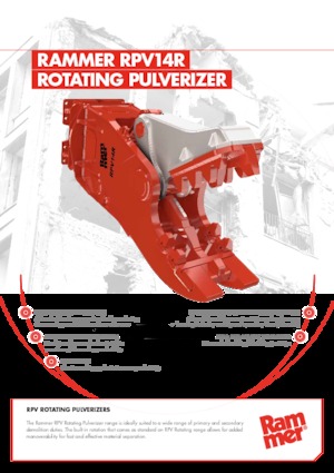कंक्रीट पल्वराइज़र Rammer RPV14R 