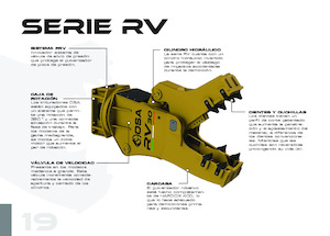 कंक्रीट पल्वराइज़र OSA Demolition Equipment RV 110 