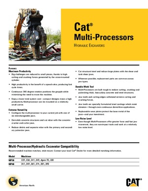 कंक्रीट कटर Caterpillar MP30CR