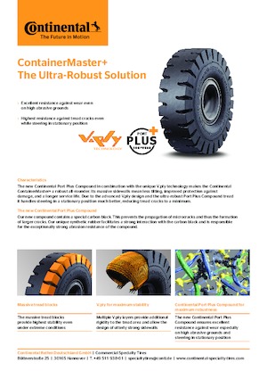 कंस्ट्रक्शन मशीनरी टायर Continental ContainerMaster+ 18.00-25