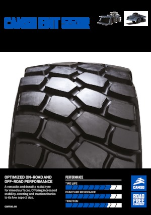 कंस्ट्रक्शन मशीनरी टायर Camso EMT 553R 600/65R25