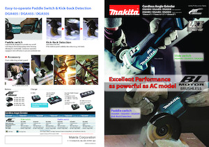 कॉर्डलेस एंगल ग्राइंडर Makita DGA404 