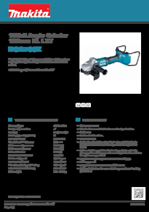 कॉर्डलेस एंगल ग्राइंडर Makita DGA700Z 