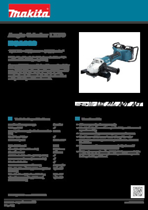 कॉर्डलेस एंगल ग्राइंडर Makita DGA900