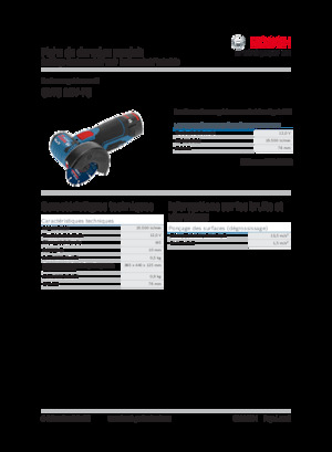 कॉर्डलेस एंगल ग्राइंडर Bosch GWS 12V-76