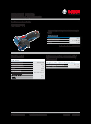 कॉर्डलेस एंगल ग्राइंडर Bosch GWS 12V-76
