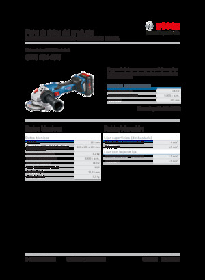 कॉर्डलेस एंगल ग्राइंडर Bosch GWS 18V-15 C