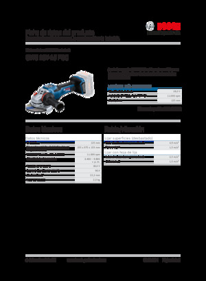 कॉर्डलेस एंगल ग्राइंडर Bosch GWS 18V-15 PSC