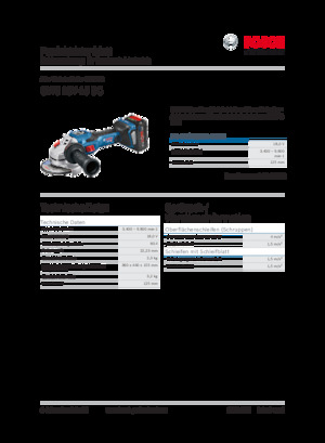 कॉर्डलेस एंगल ग्राइंडर Bosch GWS 18V-15 SC