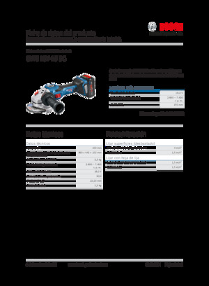 कॉर्डलेस एंगल ग्राइंडर Bosch GWS 18V-15 SC