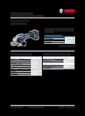कॉर्डलेस एंगल ग्राइंडर Bosch GWS 18V-15 SC