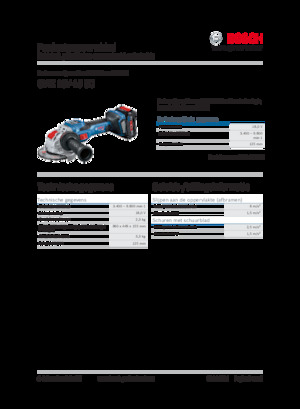 कॉर्डलेस एंगल ग्राइंडर Bosch GWX 18V-15 SC