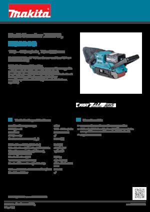 कॉर्डलेस बेल्ट सैंडर Makita BS001G