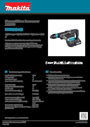कॉर्डलेस डिमोलिशन हैमर Makita HM001G