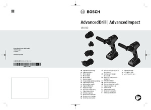 कॉर्डलेस ड्रिल और स्क्रू ड्राइवर Bosch AdvancedImpact 18V-80 QuickSnap