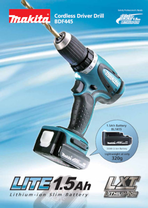 कॉर्डलेस ड्रिल और स्क्रू ड्राइवर Makita BDF445 