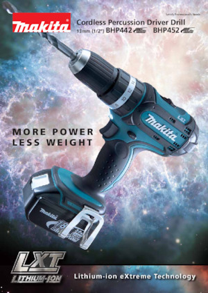 कॉर्डलेस ड्रिल और स्क्रू ड्राइवर Makita BHP452 