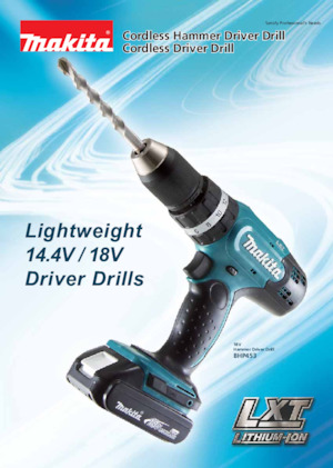 कॉर्डलेस ड्रिल और स्क्रू ड्राइवर Makita BHP343 