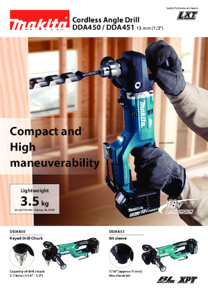 कॉर्डलेस ड्रिल और स्क्रू ड्राइवर Makita DDA450