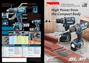 कॉर्डलेस ड्रिल और स्क्रू ड्राइवर Makita DHP480 