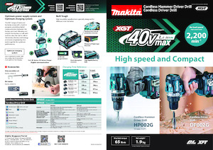 कॉर्डलेस ड्रिल और स्क्रू ड्राइवर Makita DF002G