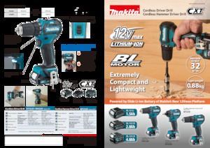 कॉर्डलेस ड्रिल और स्क्रू ड्राइवर Makita DF332D