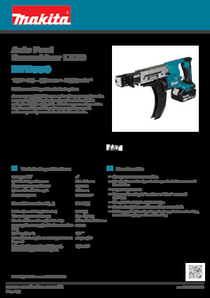 कॉर्डलेस ड्रिल और स्क्रू ड्राइवर Makita DFR550