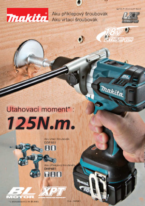 कॉर्डलेस ड्रिल और स्क्रू ड्राइवर Makita DDF481 
