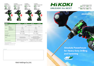 कॉर्डलेस ड्रिल और स्क्रू ड्राइवर HiKOKI DV18DC